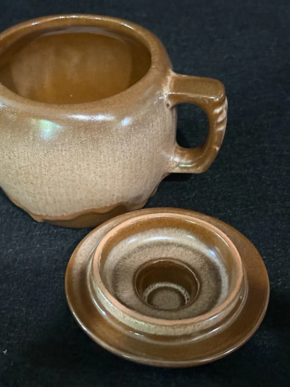 Frankoma Teapot Set, Sugar, Creamer